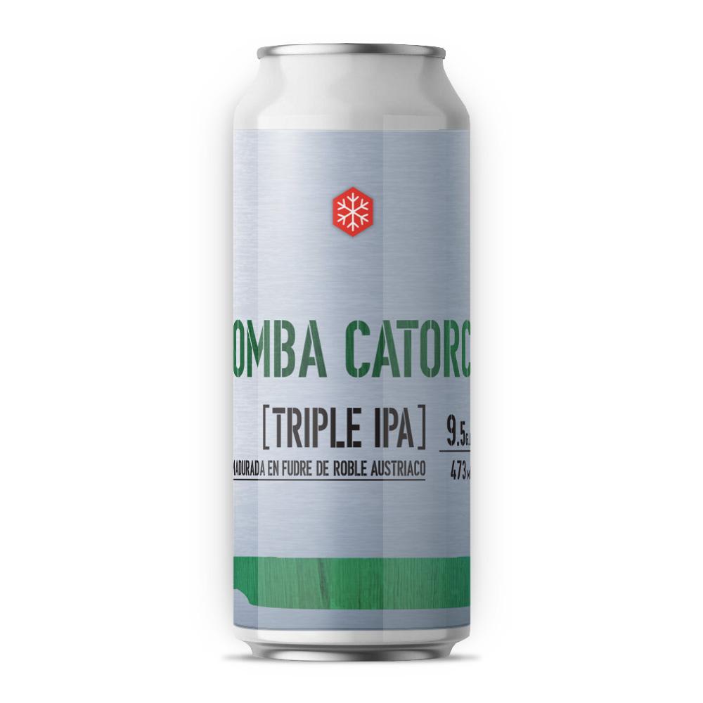 GRANIZO BOMBA CATORCE TRIPLE IPA MADURADA EN FUDRE 473CC1