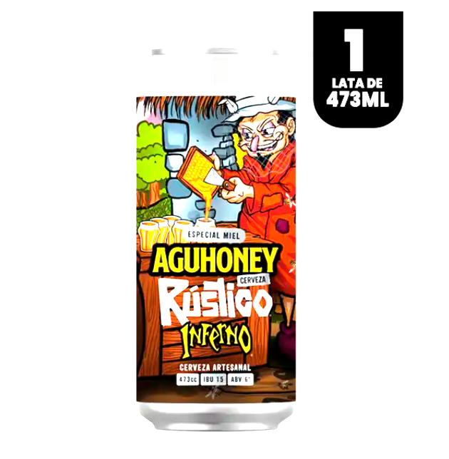 RUSTICO AGUHONEY ESPECIAL MIEL 6 473CC1