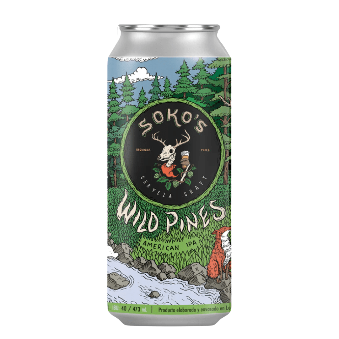 SOKOS WILD PINES AMERICAN IPA 6 473CC1