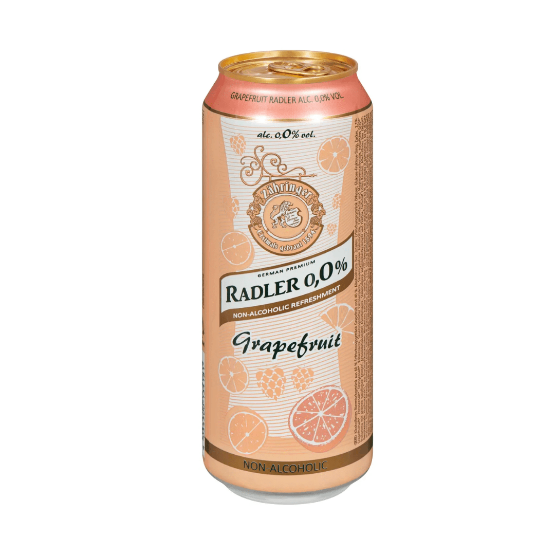 ZHRINGER RADLER 0,0% ALC. GRAPEFRUIT LATA 500 ML 0,5L1