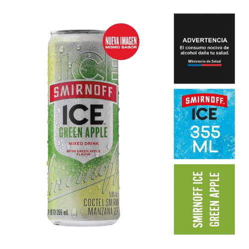 SMIRNOFF ICE MANZANA LATA 355CC2