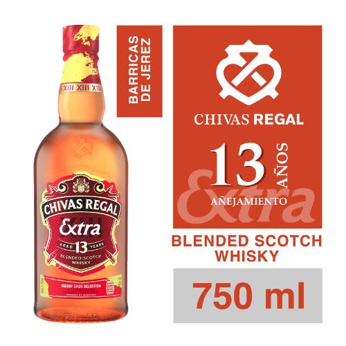 CHIVAS REGAL EXTRA 13 AÑOS 750CC3