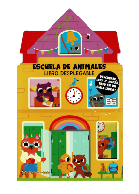 ESCUELA DE ANIMALES. LIBRO DESPLEGABLE