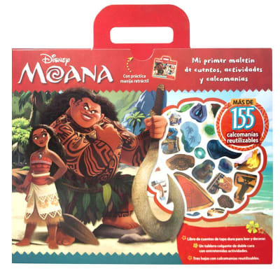 MOANA: MI PRIMER MALETÍN DE CUENTOS, ACTIVIDADES Y CALCOMANÍAS