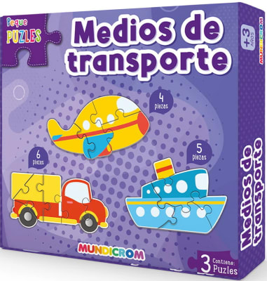MEDIOS DE TRANSPORTE - PEQUE PUZLES