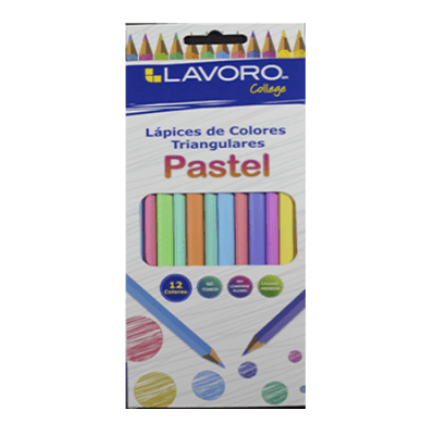 LAPICES DE COLORES TRIANGULARES