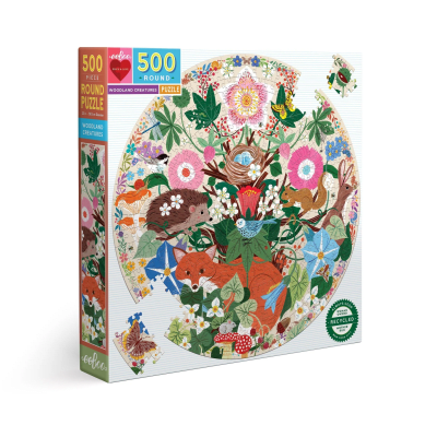 PUZZLE REDONDO 500 PIEZAS - ANIMALES DEL BOSQUE
