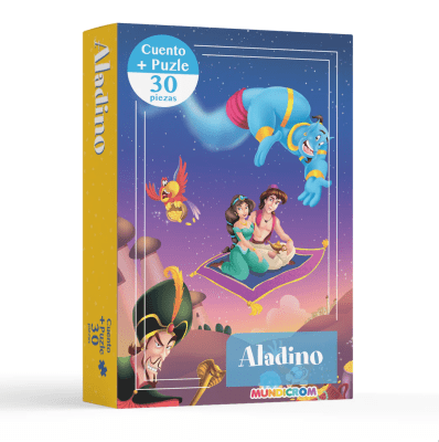 PUZLE ALADINO 30 PIEZAS + CUENTO