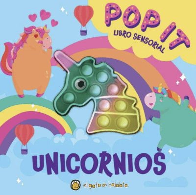 POP IT LIBRO SENSORIAL. UNICORNIOS