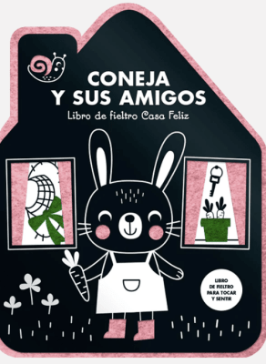 LIBRO DE FIELTRO CASA FELIZ - CONEJA Y SUS AMIGOS