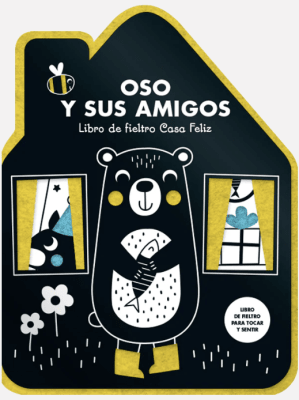 LIBRO DE FIELTRO CASA FELIZ - OSOS Y SUS AMIGOS
