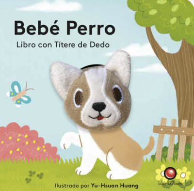 LIBRO CON TITERES DE DEDO - BEBE PERRO
