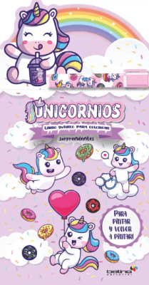 LIBRO MÁGICO PARA COLOREAR UNICORNIOS SORPRENDENTES