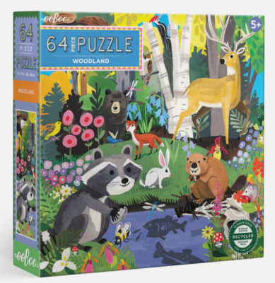 PUZZLE 64 PIEZAS WOODLAND