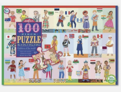 PUZZLE 100 PIEZAS - NIÑOS DEL MUNDO