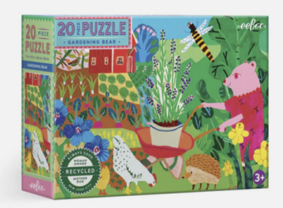 PUZZLE 20 PIEZAS - GARDENING BEAR