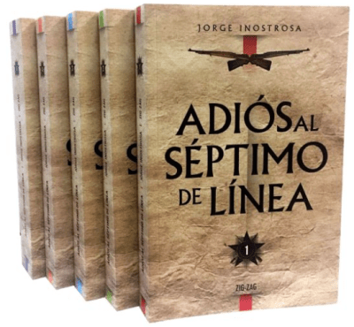 ADIÓS AL SÉPTIMO DE LÍNEA (5 TOMOS)