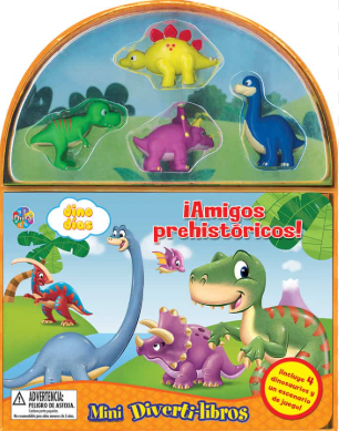 AMIGOS PREHISTÓRICOS , DIVERTÍ LIBROS