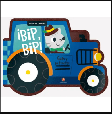 SIGUE EL CAMINO - GATO Y SU TRACTOR. ¡BIP, BIP!
