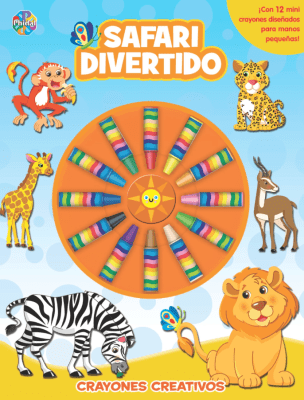 SAFARI DIVERTIDO CRAYONES CREATIVOS
