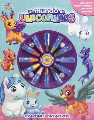 UN MUNDO DE UNICORNIOS - CRAYONES CREATIVOS