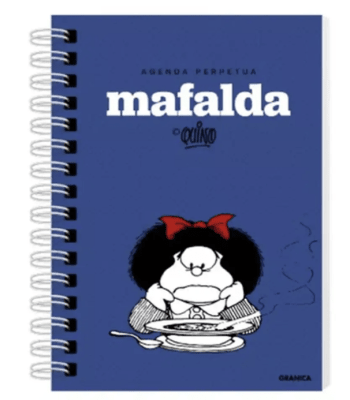 MAFALDA - AGENDA PERPETUA AZUL
