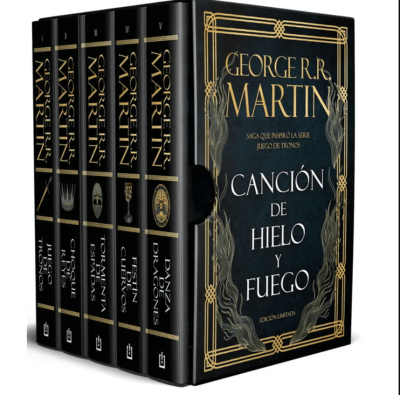 ESTUCHE CANCIÓN DE HIELO Y FUEGO (EDICIÓN LIMITADA)