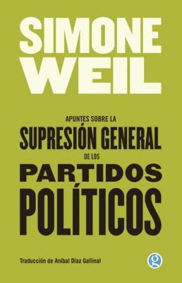 APUNTES SOBR LA SUPRSIÓN GENERAL DE LOS PARTIDOS POLÍTICOS