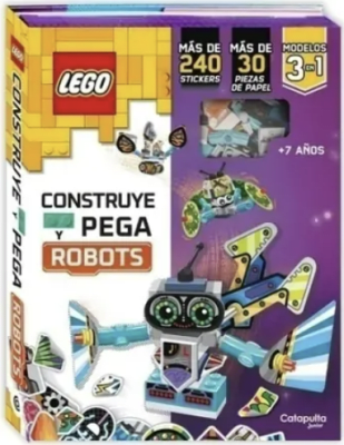 LEGO: CONSTRUYE Y PEGA ROBOTS