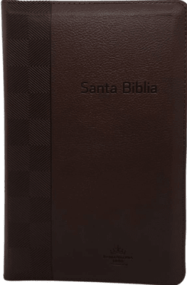 BIBLIA RVR1960 LETRA GRANDE TAMAÑO MANUAL CON CIERR