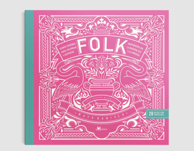 FOLK: VEINTE DISEÑOS PARA COLOREAR