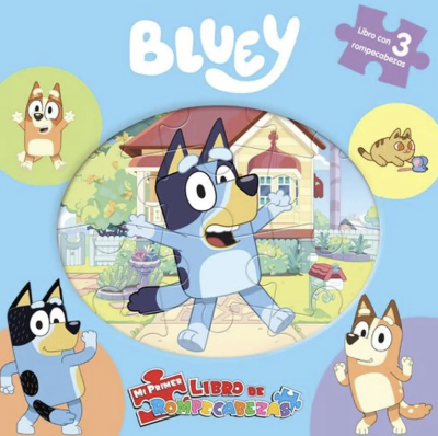BBC BLUEY. MI PRIMER LIBRO DE ROMPECABEZAS