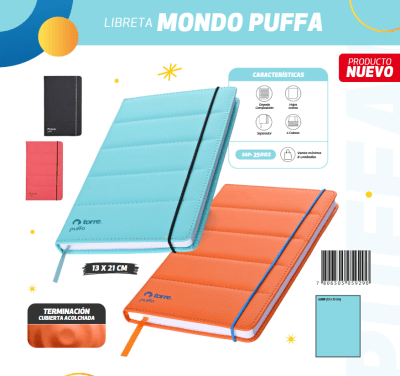 LIBRETA MONDO PUFFA