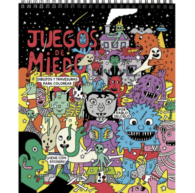 JUEGOS DE MIEDO. DIBUJOS Y TRAVESURAS PARA COLOREAR