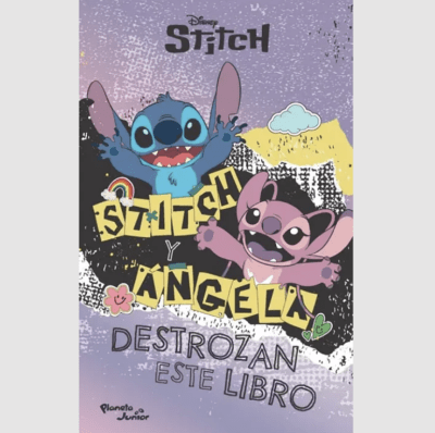 STITCH Y ANGELA DESTROZAN ESTE LIBRO