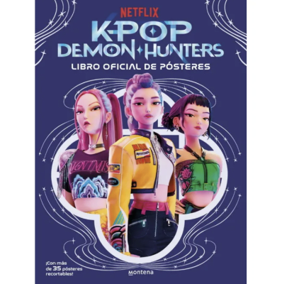 KPOP DEMON HUNTERS LIBRO OFICIAL DE POSTERES