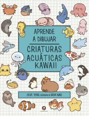 APRENDE A DIBUJAR CRIATURAS ACUATICAS KAWAII