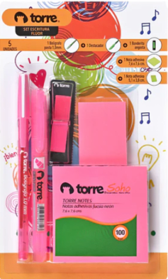 PACK ESCRITURA + NOTAS FLUOR