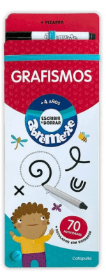 ABREMENTE. ESCRIBIR Y BORRAR - GRAFISMOS (+4 AÑOS)
