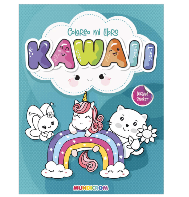 COLOREO MI LIBRO KAWAII