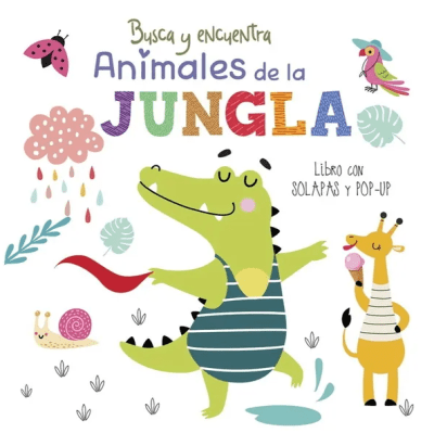 BUSCA Y ENCUENTRA ANIMALES DE LA JUNGLA POP UP