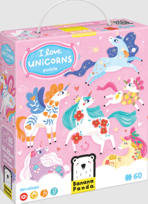 PUZZLE - I LOVE UNICORNS (60 PIEZAS)