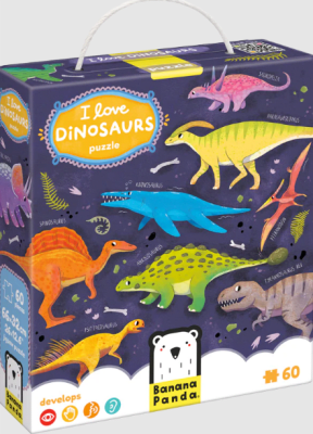 PUZZLE - I LOVE DINOSAURS (60 PIEZAS)