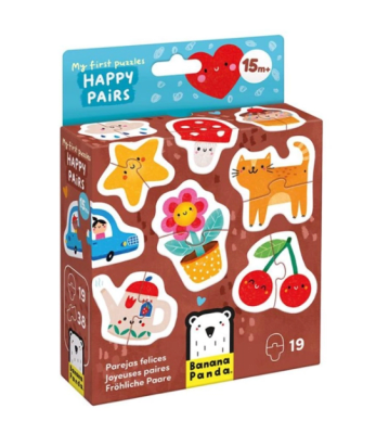 PUZZLE - MY FIRST PUZZLES HAPPY PAIRS (38 PIEZAS, 19 PUZZLES)