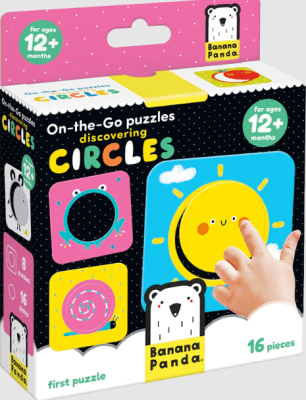 PUZZLE. ON-THE-GO DISCOVERING CIRCLES (16 PIEZAS, 8 PUZZLES)