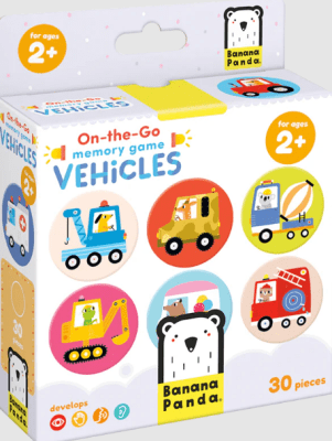 JUEGO DE MEMORIA. ON-THE-GO VEHICLES (15 PARES)