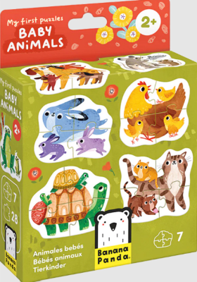 PUZZLE - MY FIRST PUZZLES BABY ANIMALS (28 PIEZAS, 7 PUZZLES)