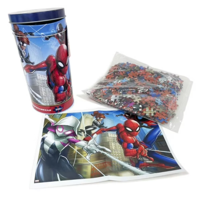 PUZZLE 500 PIEZAS TUBO SPIDERMAN