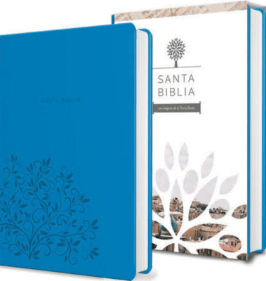BIBLIA RVR 1960 SIMIL PIEL AZUL