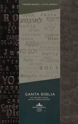 BIBLIA RVR 1960 TELA FLORES GRIS